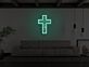 Kruzifix LED-Neonschild mit Christusfigur