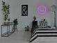 Smiley Gesicht LED-Neonschild Schlafzimmer Wohnzimmer
