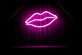 Lippen LED-Neonschild für Bar Club