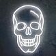 Totenkopf LED-Neonschild für Bar Club