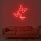 Schmetterlinge LED-Neonschild Wohnzimmer Schlafzimmer