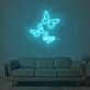 Schmetterlinge LED-Neonschild Wohnzimmer Schlafzimmer