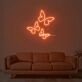 Schmetterlinge LED-Neonschild Wohnzimmer Schlafzimmer