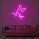 Schmetterlinge LED-Neonschild Wohnzimmer Schlafzimmer