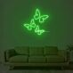 Schmetterlinge LED-Neonschild Wohnzimmer Schlafzimmer