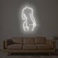 Frauenkörper Silhouette LED-Neonschild Wohnzimmer Studio