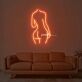 Frauenkörper Silhouette LED-Neonschild Wohnzimmer Studio