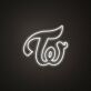 Tw LED Neon Schriftzug als Wanddekoration