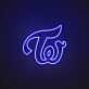 Tw LED Neon Schriftzug als Wanddekoration