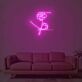 Rose LED-Neonschild Wohnzimmer Schlafzimmer