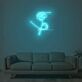 Rose LED-Neonschild Wohnzimmer Schlafzimmer