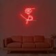 Rose LED-Neonschild Wohnzimmer Schlafzimmer