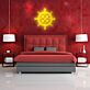 Kompassrose LED-Neonschild Wohnzimmer Büro