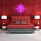 Kompassrose LED-Neonschild Wohnzimmer Büro