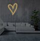 Herzform LED-Neonschild Wohnzimmer Schlafzimmer