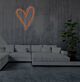 Herzform LED-Neonschild Wohnzimmer Schlafzimmer
