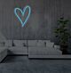 Herzform LED-Neonschild Wohnzimmer Schlafzimmer