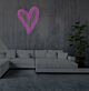 Herzform LED-Neonschild Wohnzimmer Schlafzimmer