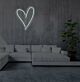 Herzform LED-Neonschild Wohnzimmer Schlafzimmer