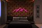 Bergsilhouette LED-Neonschild Schlafzimmer Wohnzimmer