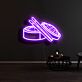 Sushi mit Essstäbchen LED-Neonschild für Restaurant Bar