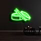 Sushi mit Essstäbchen LED-Neonschild für Restaurant Bar