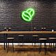 Kaffeebohnen LED-Neonschild für Café Bar