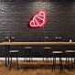 Croissant LED-Neonschild für Café und Bäckerei