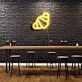 Croissant LED-Neonschild für Café und Bäckerei