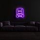 Comicfigur Monster LED-Neonschild Wohnzimmer Kinderzimmer