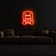 Comicfigur Monster LED-Neonschild Wohnzimmer Kinderzimmer