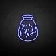 Zaubertrankflasche mit Glitzereffekt LED-Neonschild für Gaming Bar