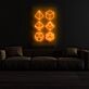 Geometrische Formen LED-Neonschild Wohnzimmer Büro