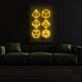 Geometrische Formen LED-Neonschild Wohnzimmer Büro