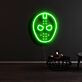 Eishockeymaske LED-Neonschild für Gamingzimmer und Bar