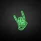 Skelett Hand Rockzeichen LED-Neonschild für Bar Club