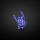 Skelett Hand Rockzeichen LED-Neonschild für Bar Club