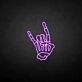 Skelett Hand Rockzeichen LED-Neonschild für Bar Club