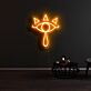 Symbol des Auges der Wahrheit LED-Neonschild Gamingzimmer Wohnzimmer