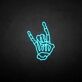 Skelett Hand Rockzeichen LED-Neonschild für Bar Club
