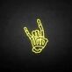 Skelett Hand Rockzeichen LED-Neonschild für Bar Club