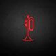 Trompete LED-Neonschild Musikstudio Bar