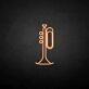Trompete als LED-Neonschild