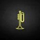 Trompete als LED-Neonschild