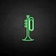 Trompete als LED-Neonschild