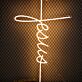 Jesus LED-Neonschild für Wohnzimmer und Gebetsraum