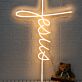 Jesus LED-Neonschild für Wohnzimmer und Gebetsraum