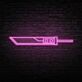Fantasieschwert LED-Neonschild für Gamingzimmer und Bar