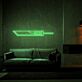Fantasieschwert LED-Neonschild für Gamingzimmer und Bar