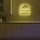 Hamburger LED-Neonschild für Restaurant und Imbiss